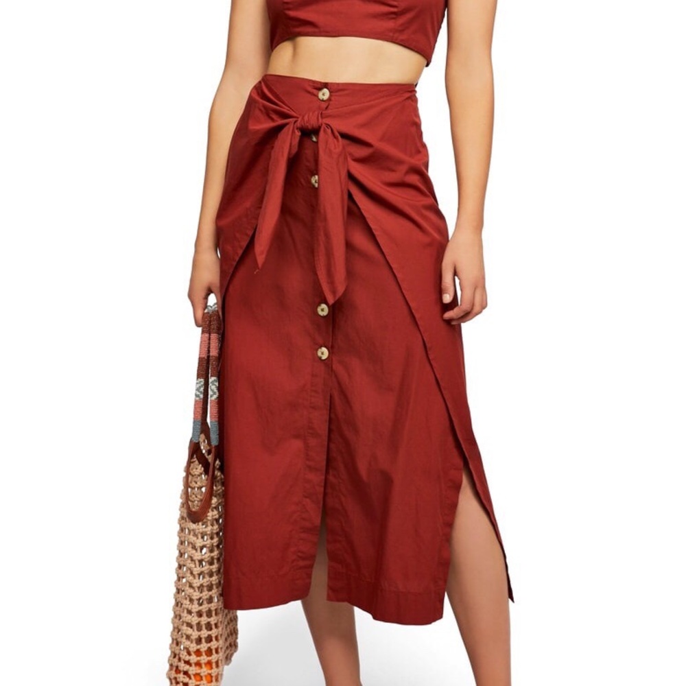 NWT Free people midi skirt